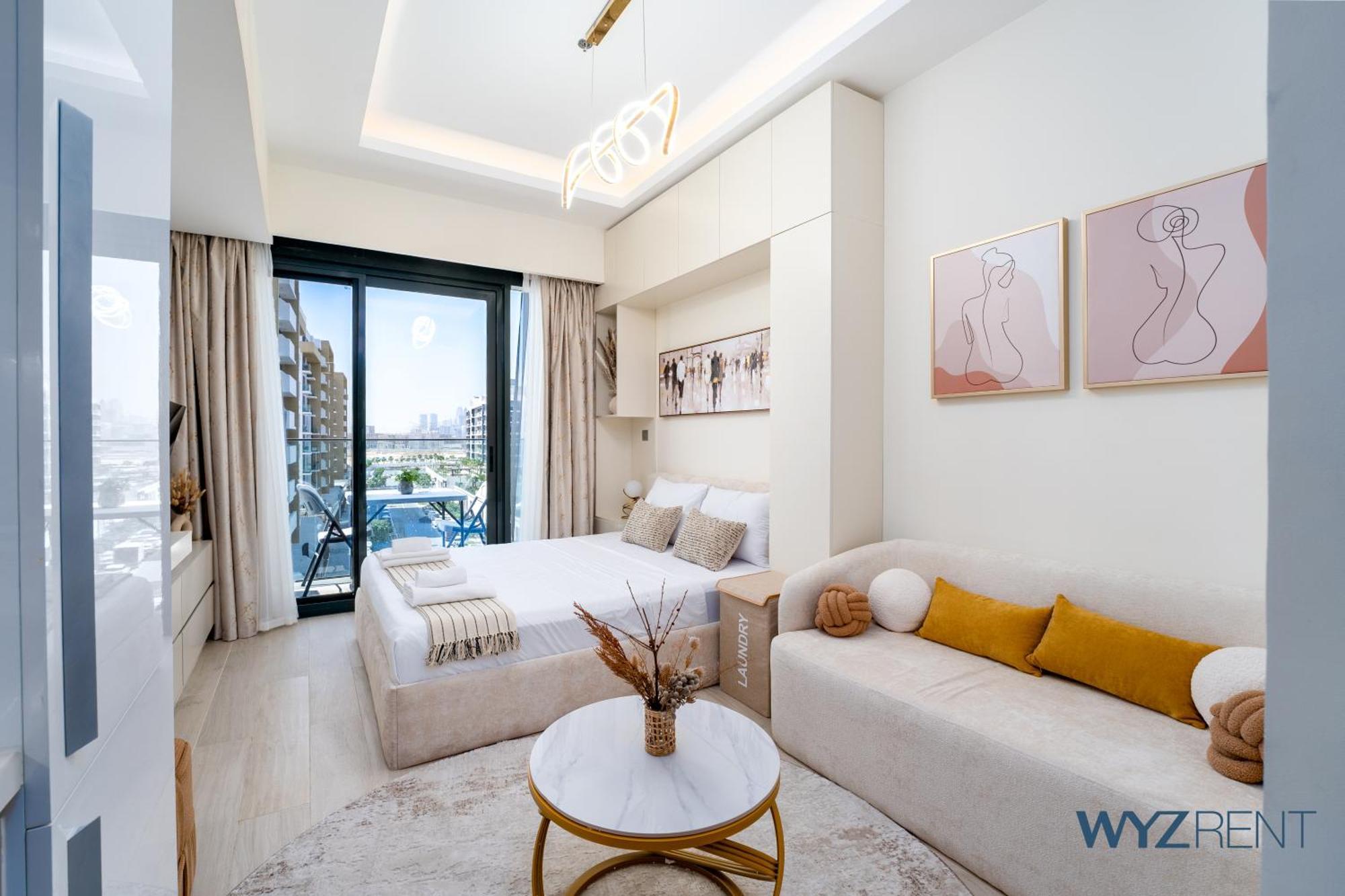 Apartment Amazing In Azizi Riviera 9,city & Pool View Dubai